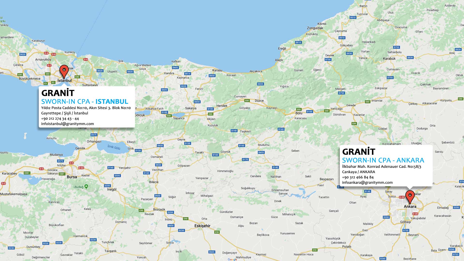 Istanbul & Ankara Offices